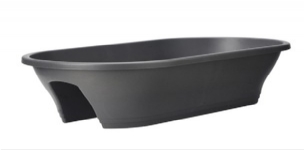 荷蘭進(jìn)口塑料花盆愛好騎欄花盆60花盆